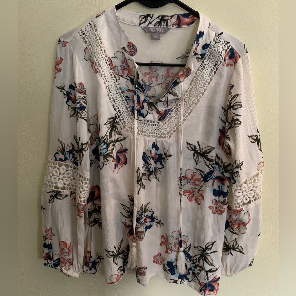 Peasant style blouse